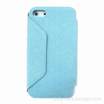 Rain pattern PU leather case for iPhone 5